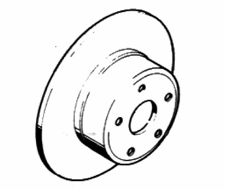 Set, Brake Discs, rear